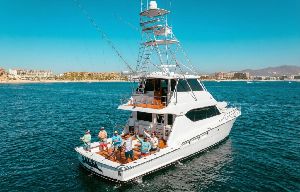 Luxury sportfishing boat in Cabo San Lucas